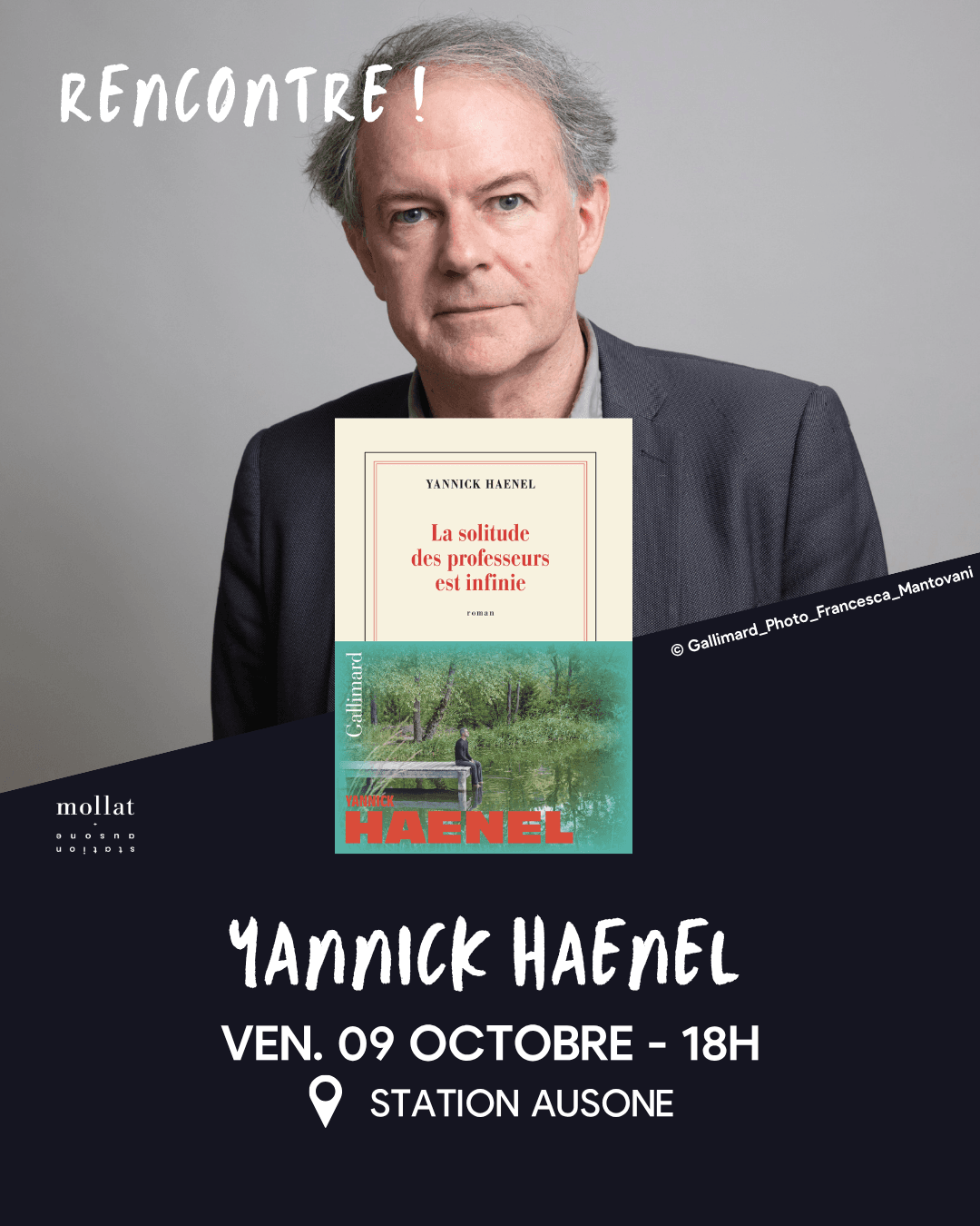 Rencontre avec Yannick Haenel