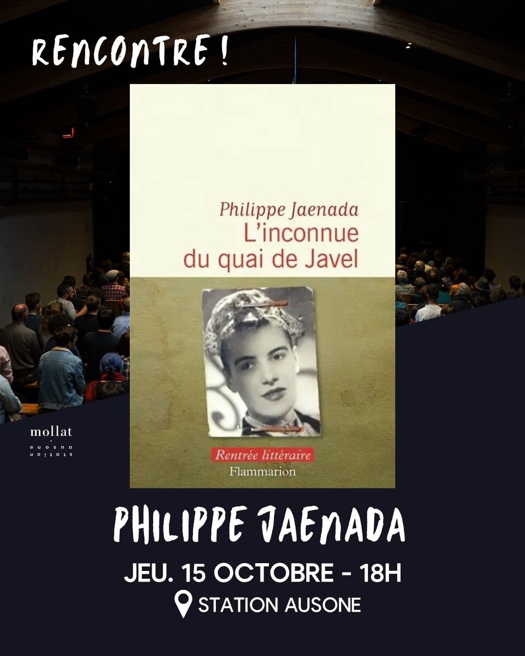 Rencontre avec Philippe Jaenada