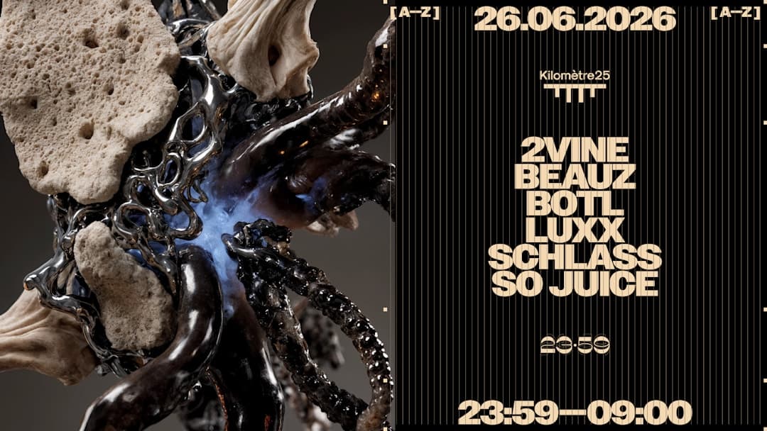 23:59 : BEAUZ, SO JUICE, SCHLASS, 2VINE, LUXX