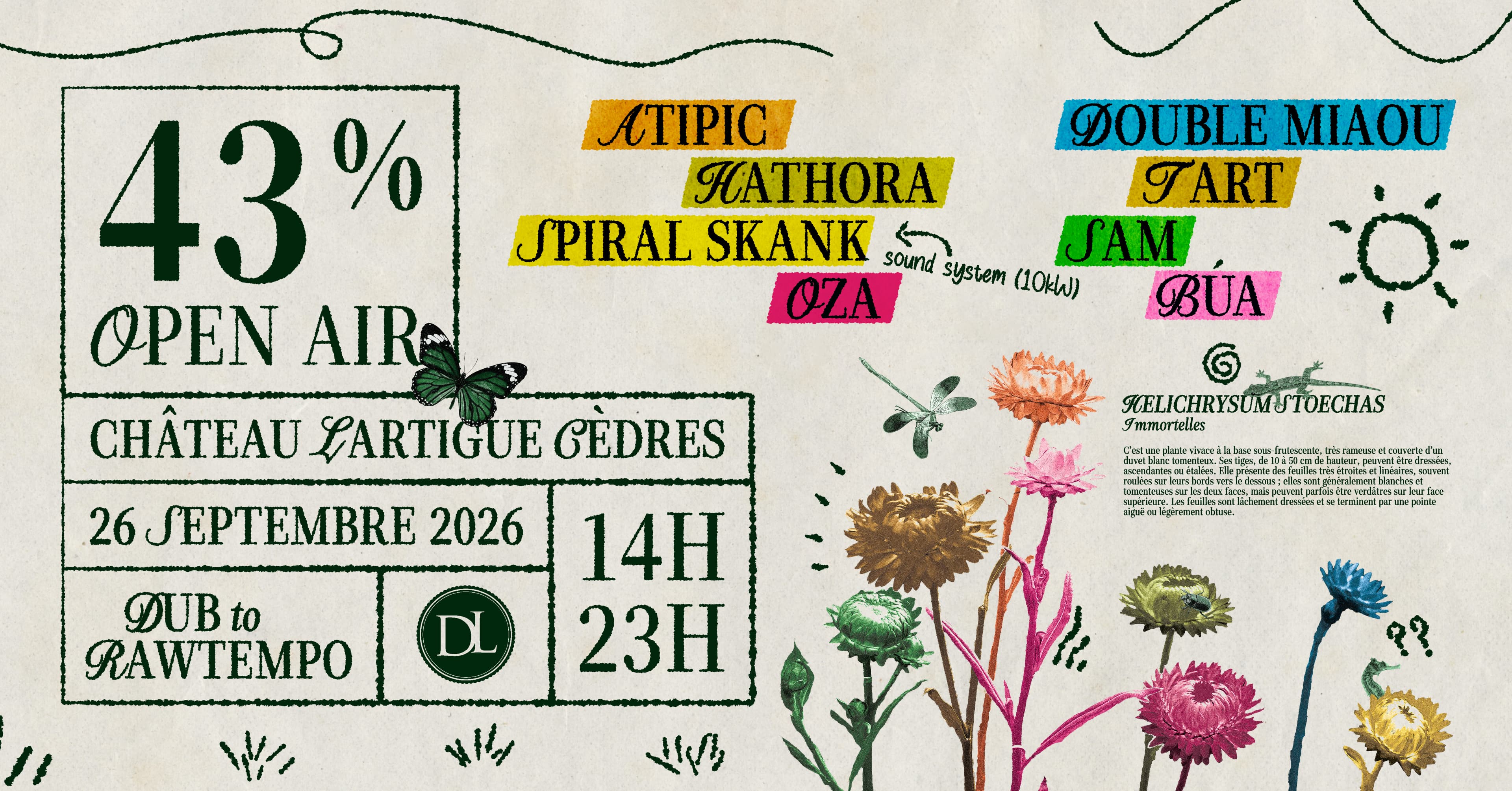 43% Open Air