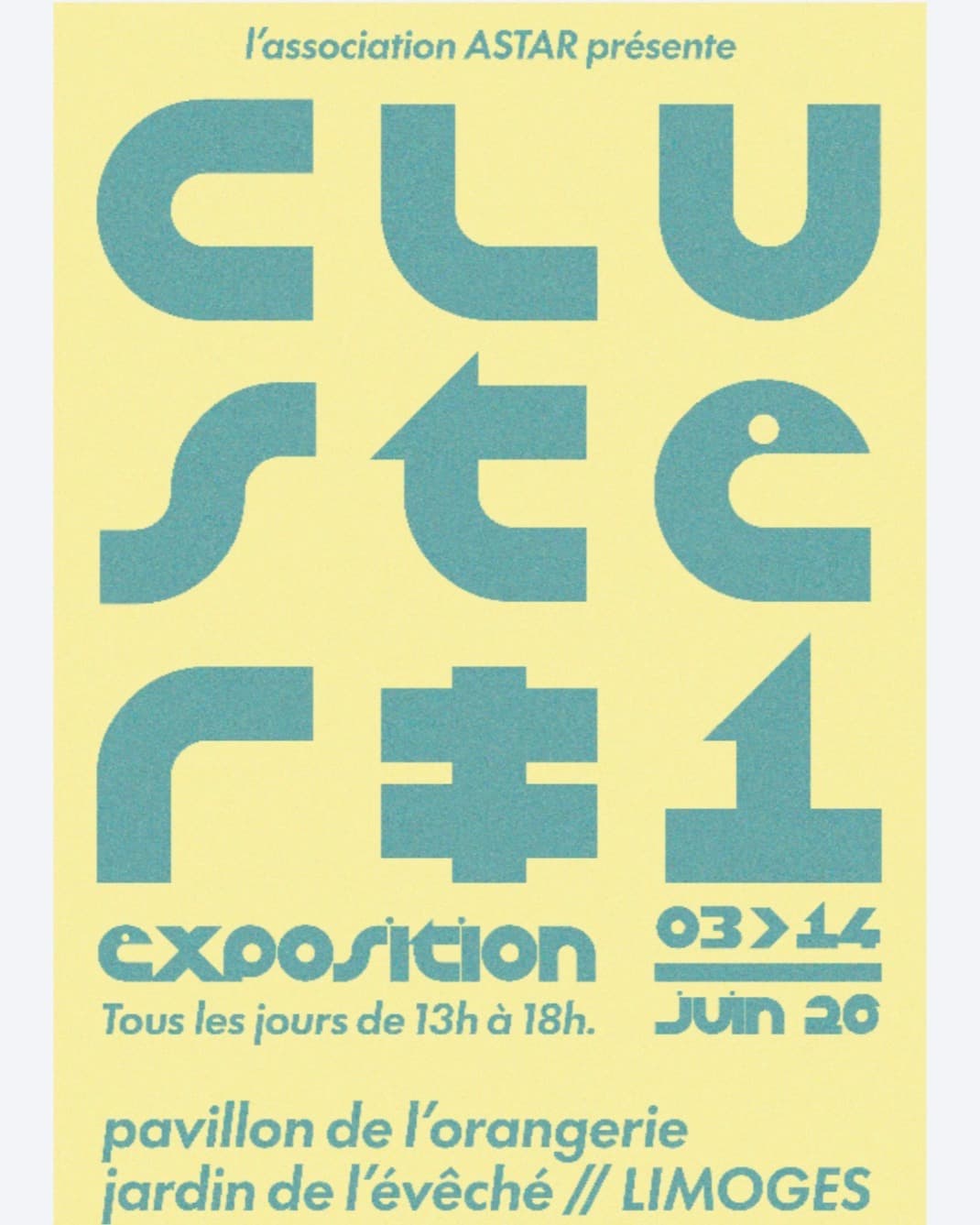 Vernissage de CLUSTER #1