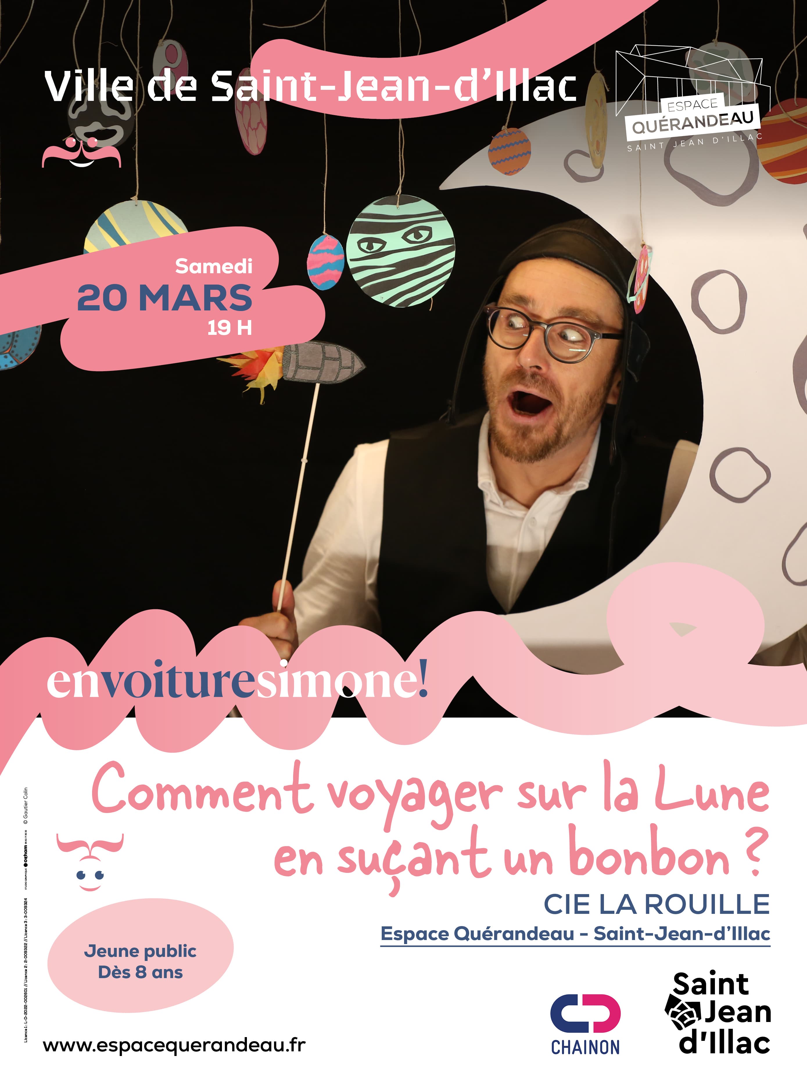Comment voyager sur la lune en suçant un bonbon ? / Cie La Rouille
