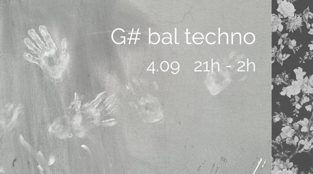 C’est la rentrée ! G# Bal Techno