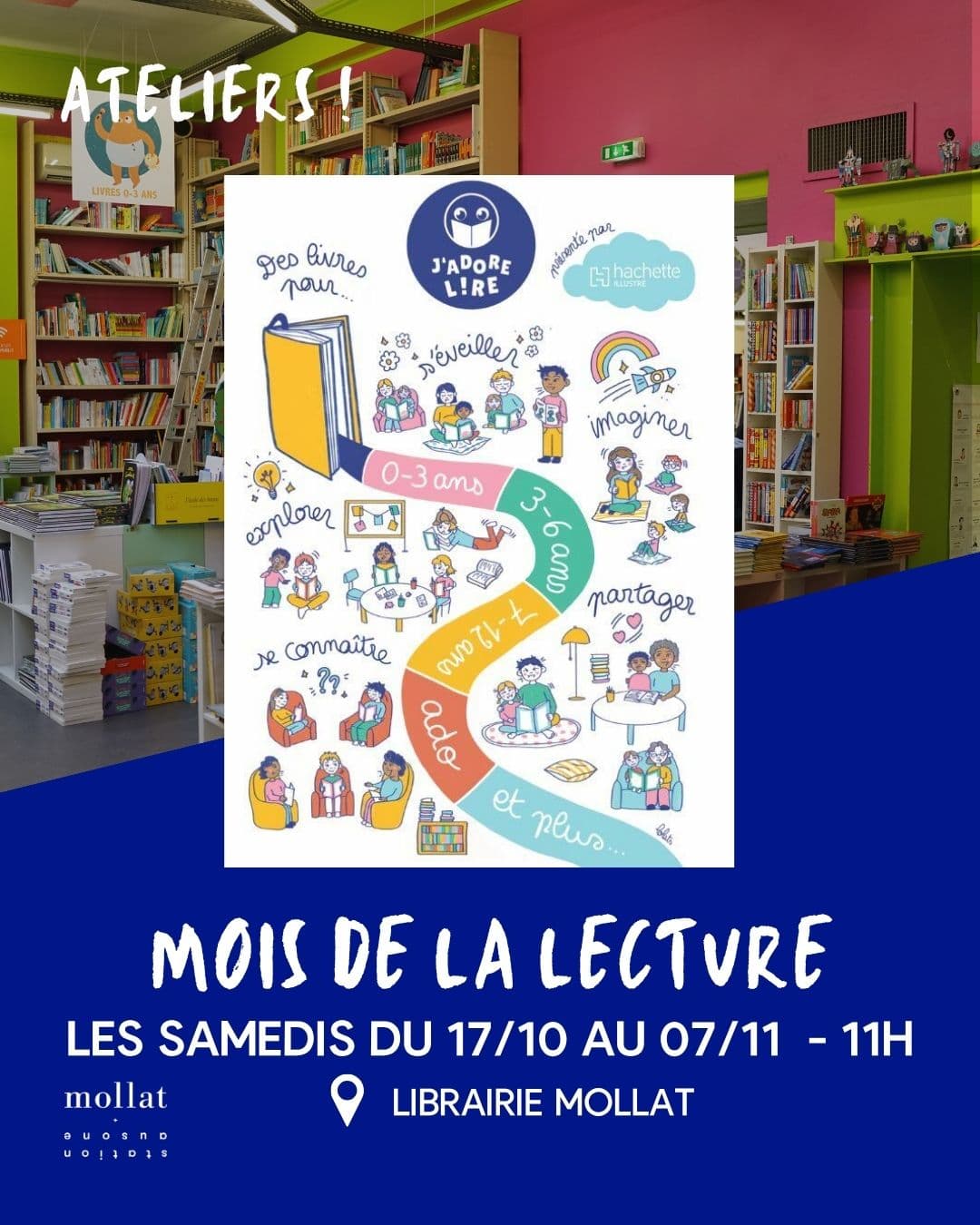 Des lectures pour toute la famille avec Hachette
