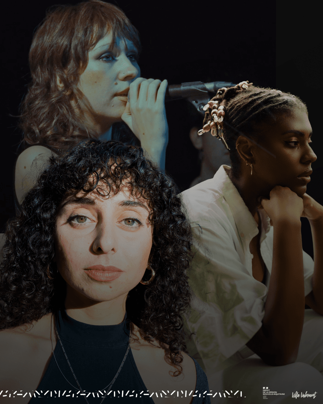 Les nouvelles voix de la littérature, scène à trois autrices