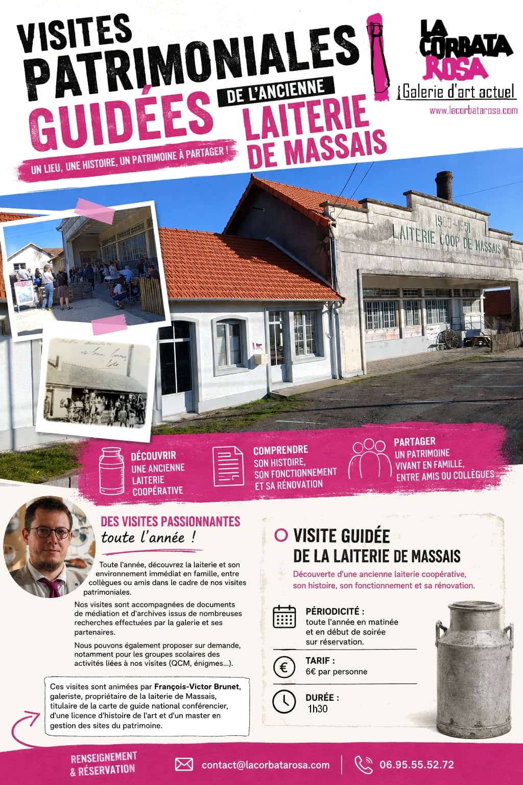 Visite Guidée de l'ancienne Laiterie Coopérative de Massais