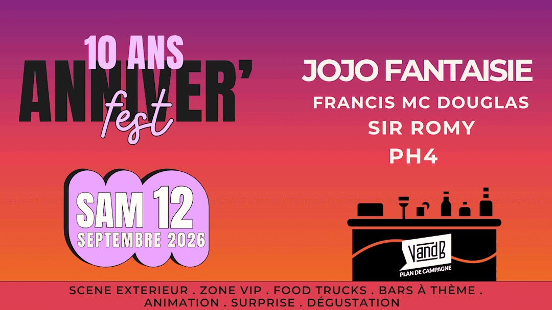 Anniver'Fest 10 ans