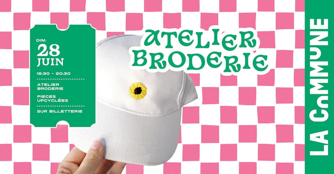 Atelier créatif - Broderie sur vêtements