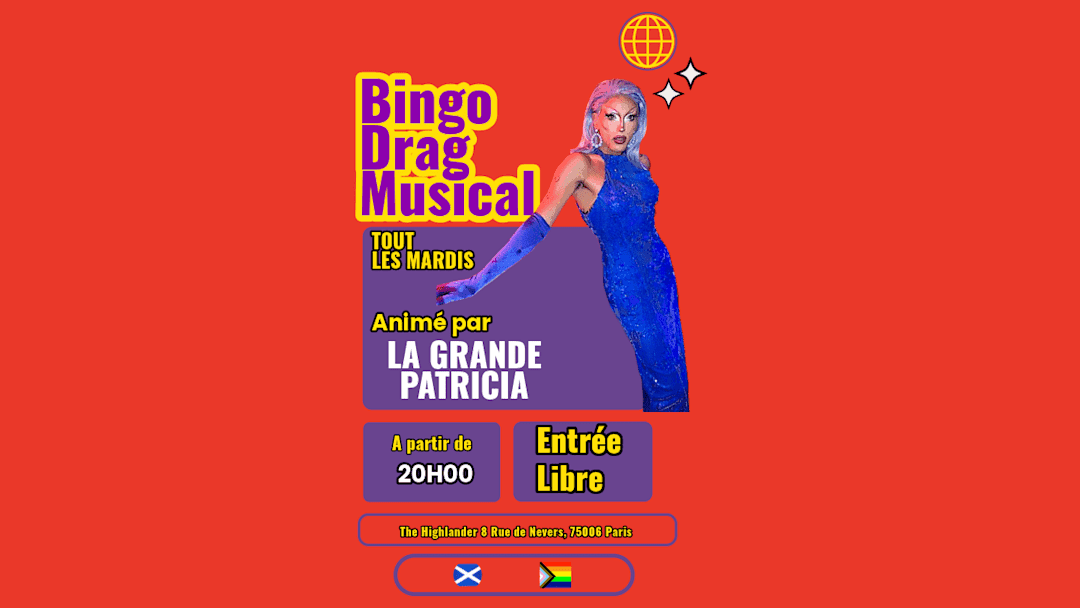 Bingo Drag Musical : LA GRANDE PATRICIA