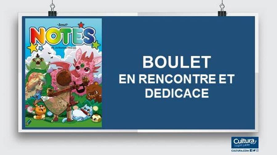BOULET : séance de dédicaces