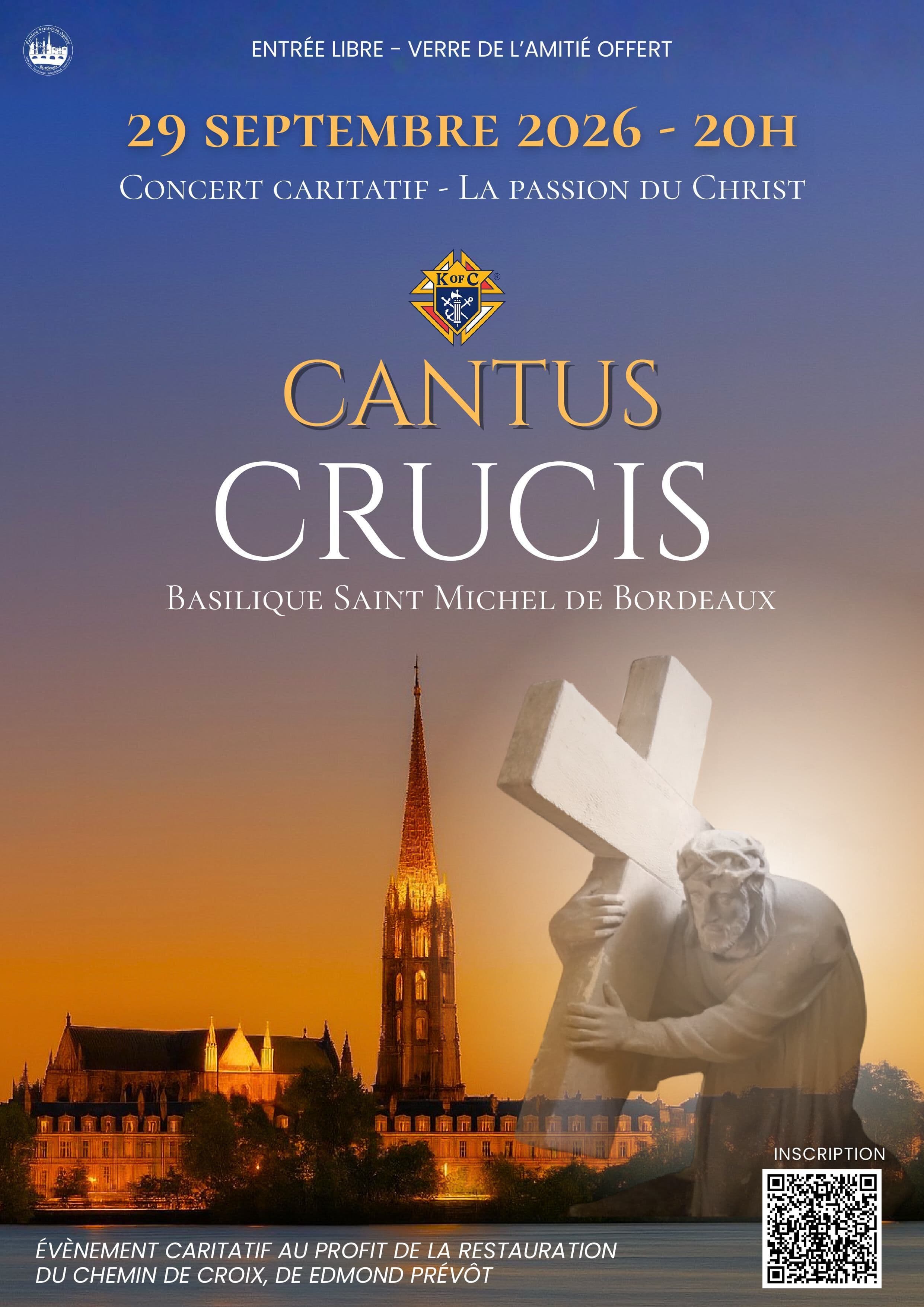 Concert caritatif Cantus Crucis