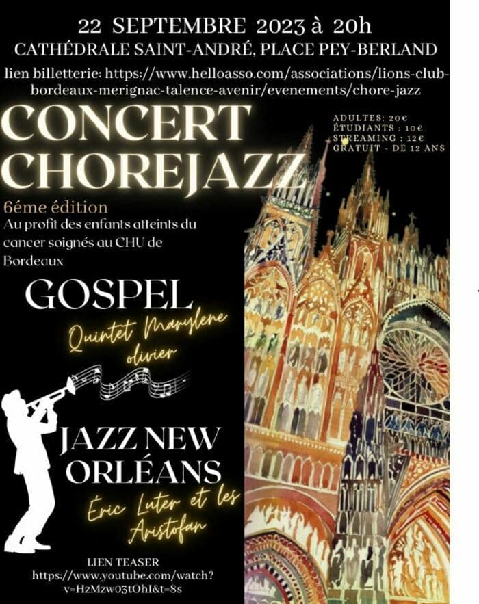 Concert caritatif CHOREJAZZ #6