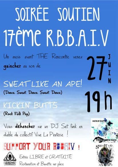 Concert de soutien à la 17e RBBAIV