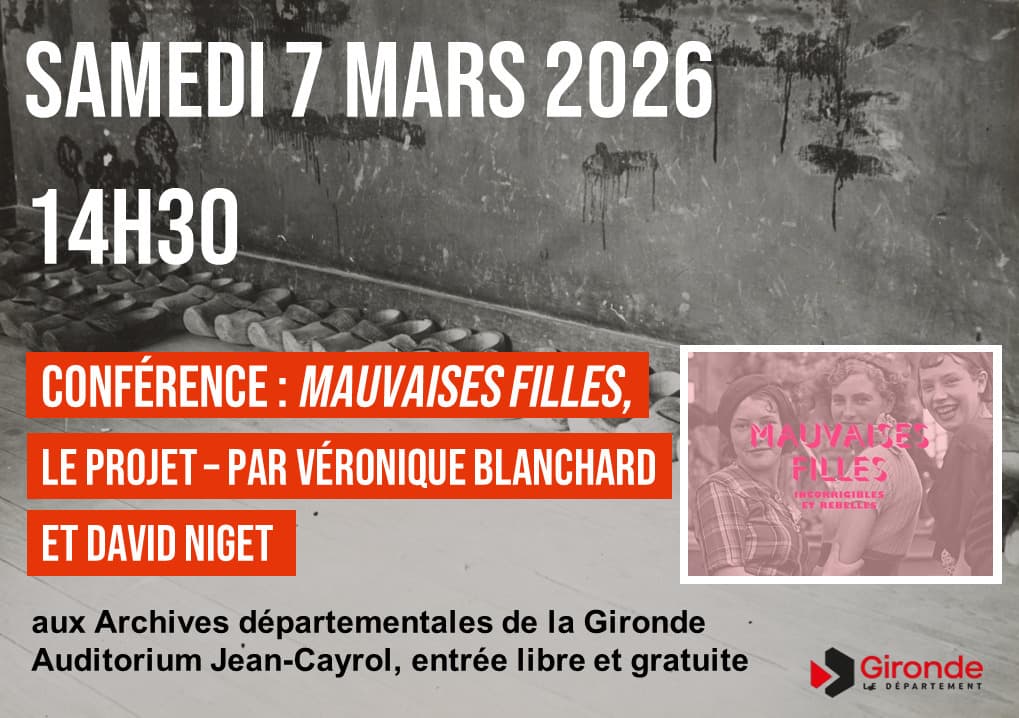 Conférence autour du projet "Mauvaises filles"