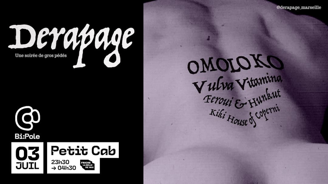 DÉRAPAGE PRIDE @ PETIT CAB