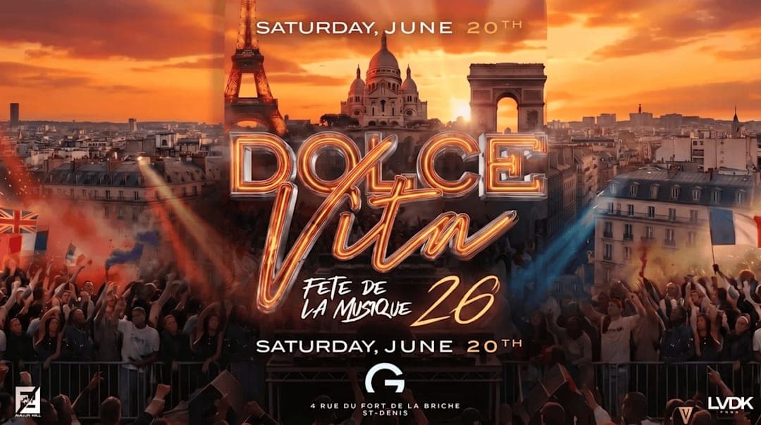 DOLCE VITA X FÊTE DE LA MUSIQUE - G CLUB