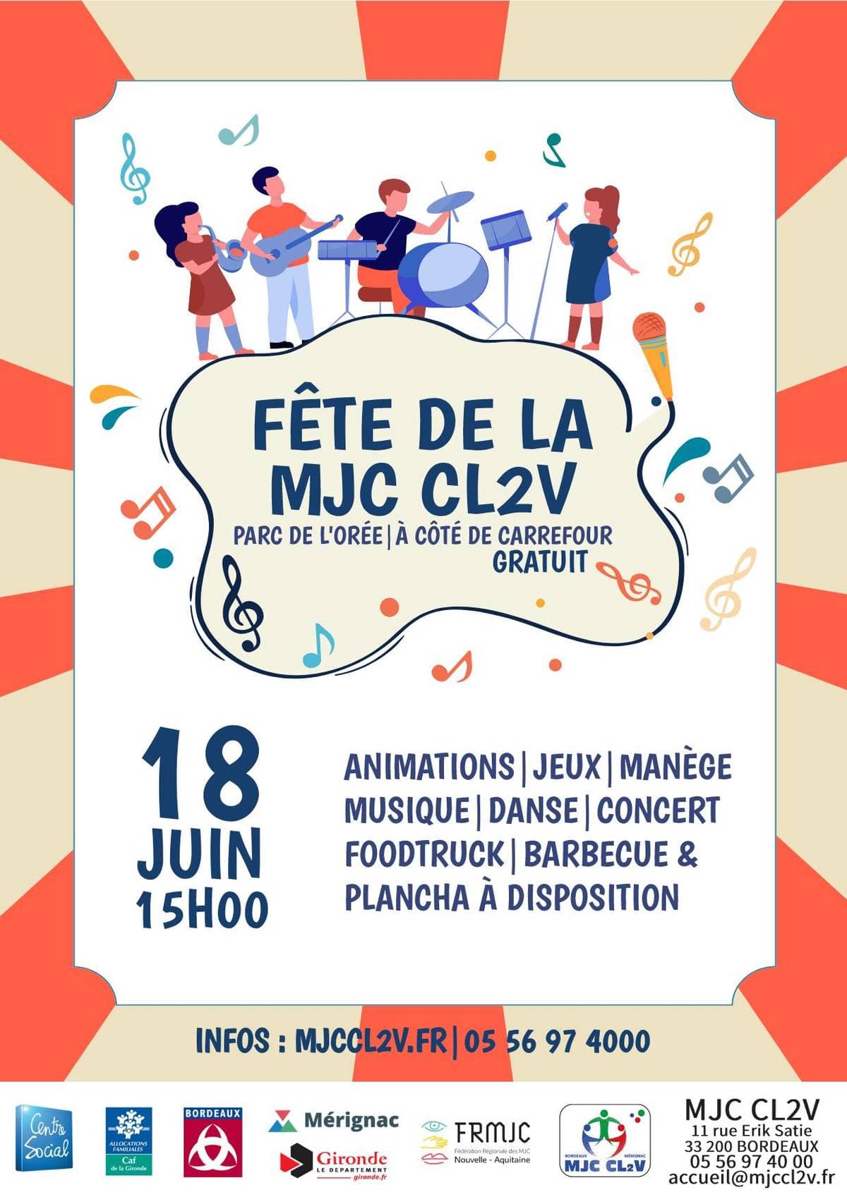 Fête de la MJC CL2V : The Lobsters
