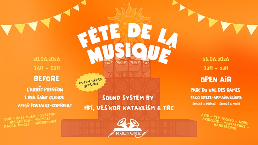 FÊTE DE LA MUSIQUE 2026 - KULTURE