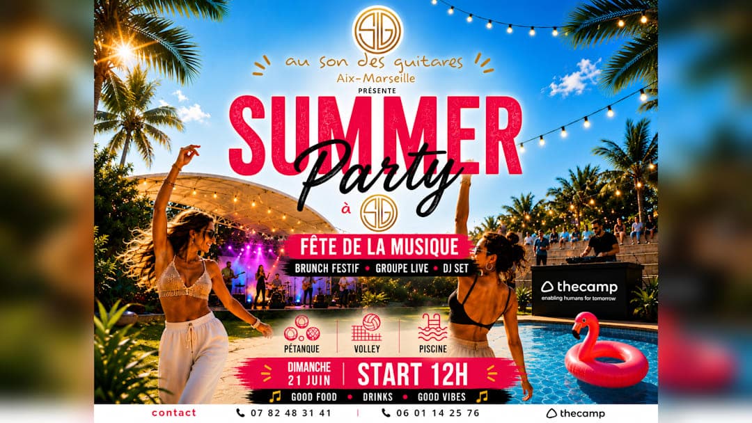 FETE DE LA MUSIQUE - SDG X THECAMP