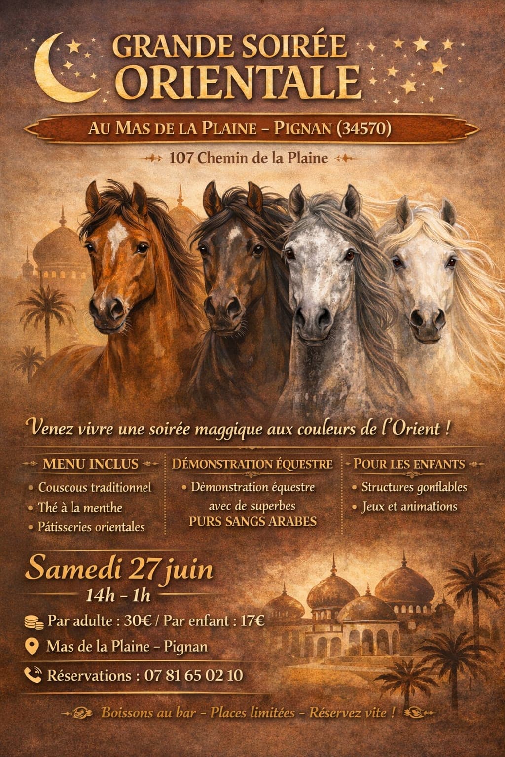 Grande soirée orientale