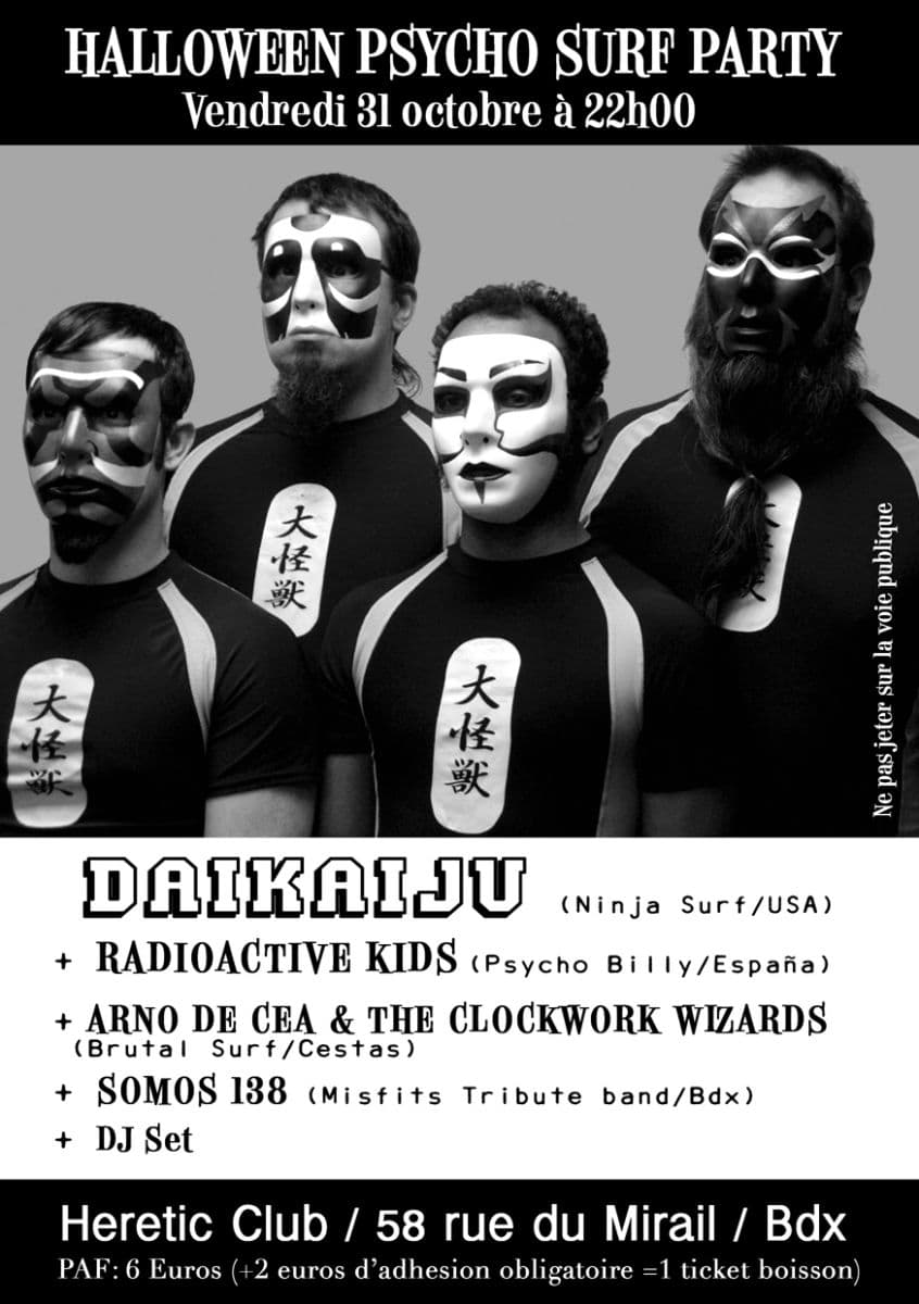HALLOWEEN PSYCHO SURF PARTY