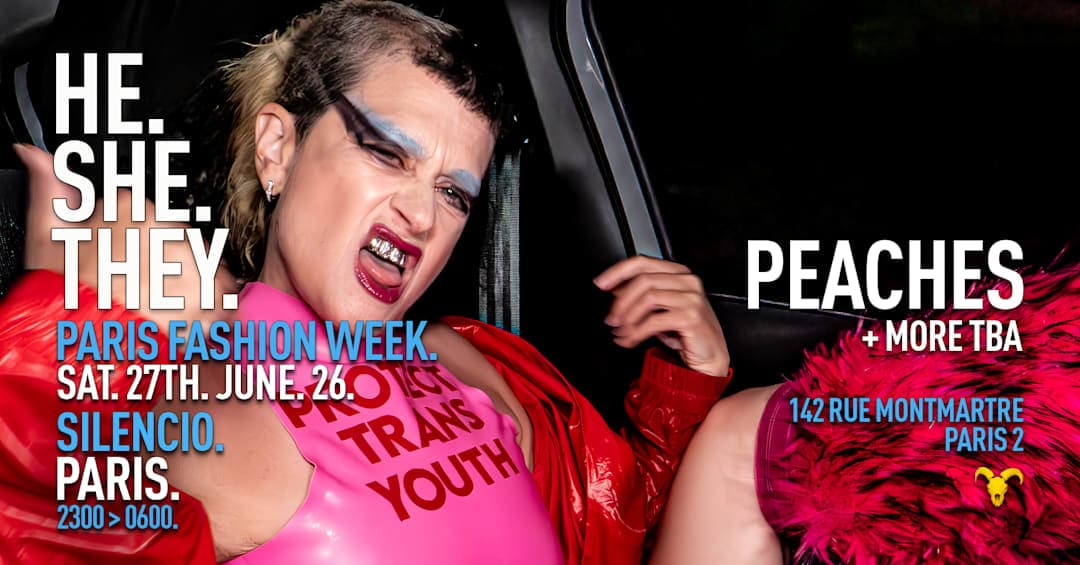 HE.SHE.THEY: PEACHES & FRIENDS