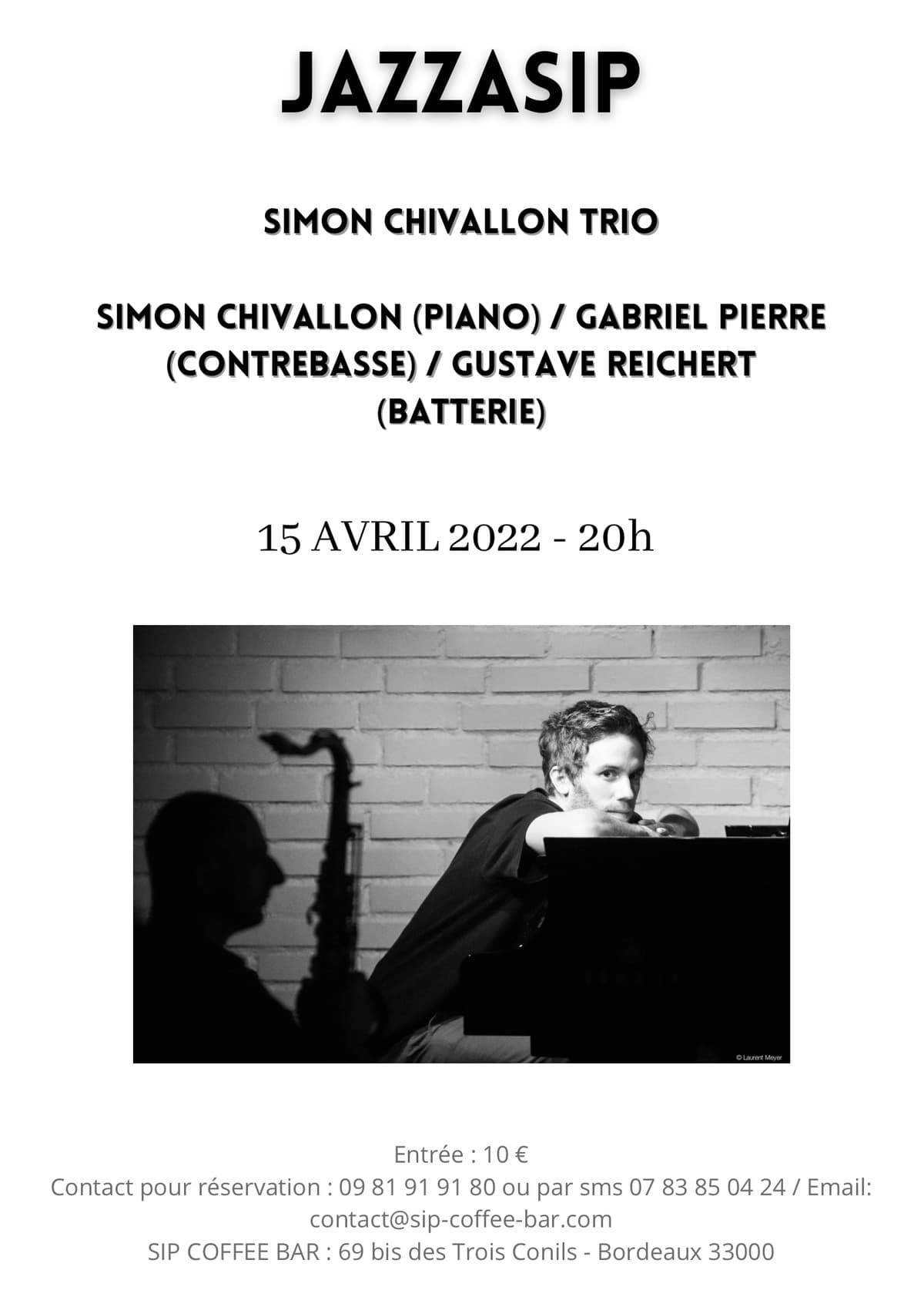 JAZZASIP - Simon CHIVALLON TRIO
