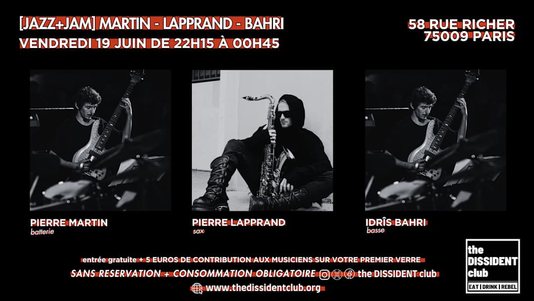 [JAZZ+JAM] Martin - Lapprand - Bahri