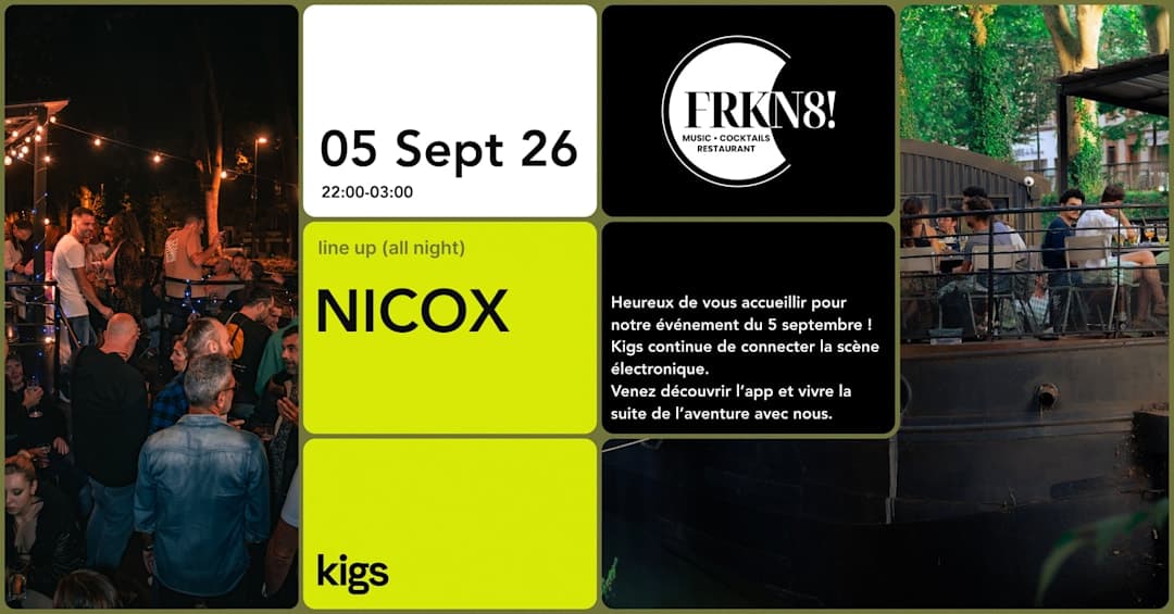 KIGS invite NICOX à Frankielanuit