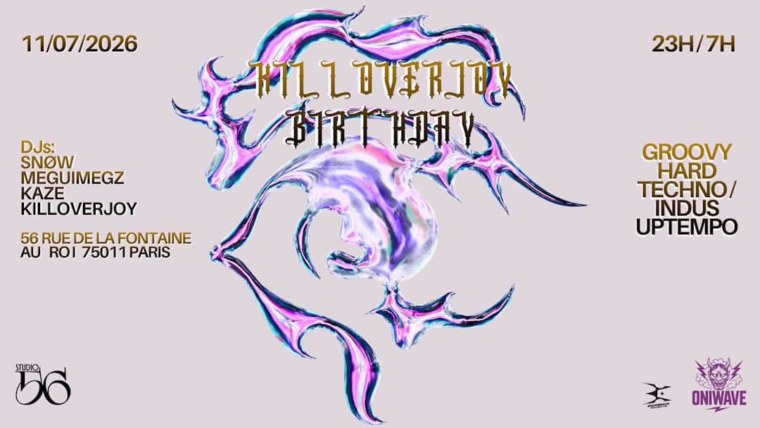 KILLOVERJOY BIRTHDAY