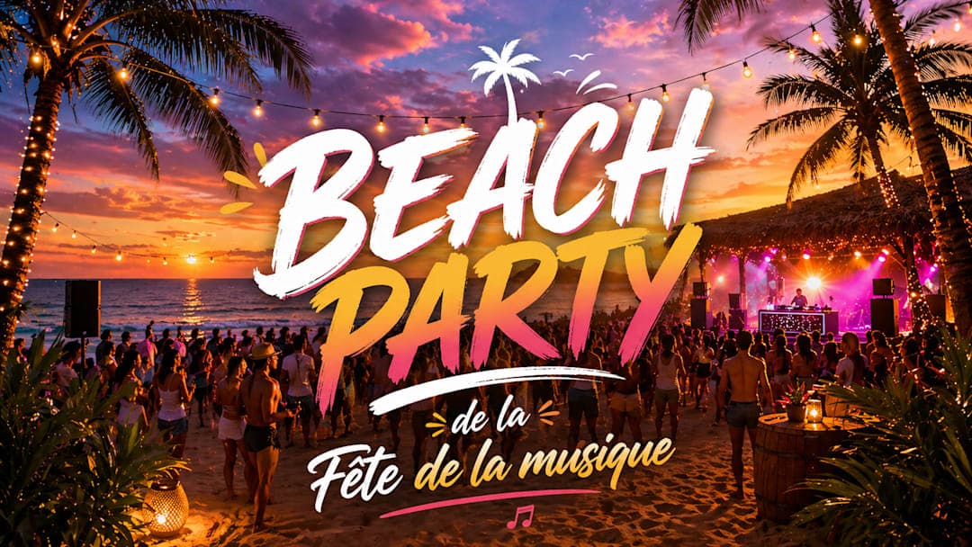La BEACH PARTY de la Fête de la Musique