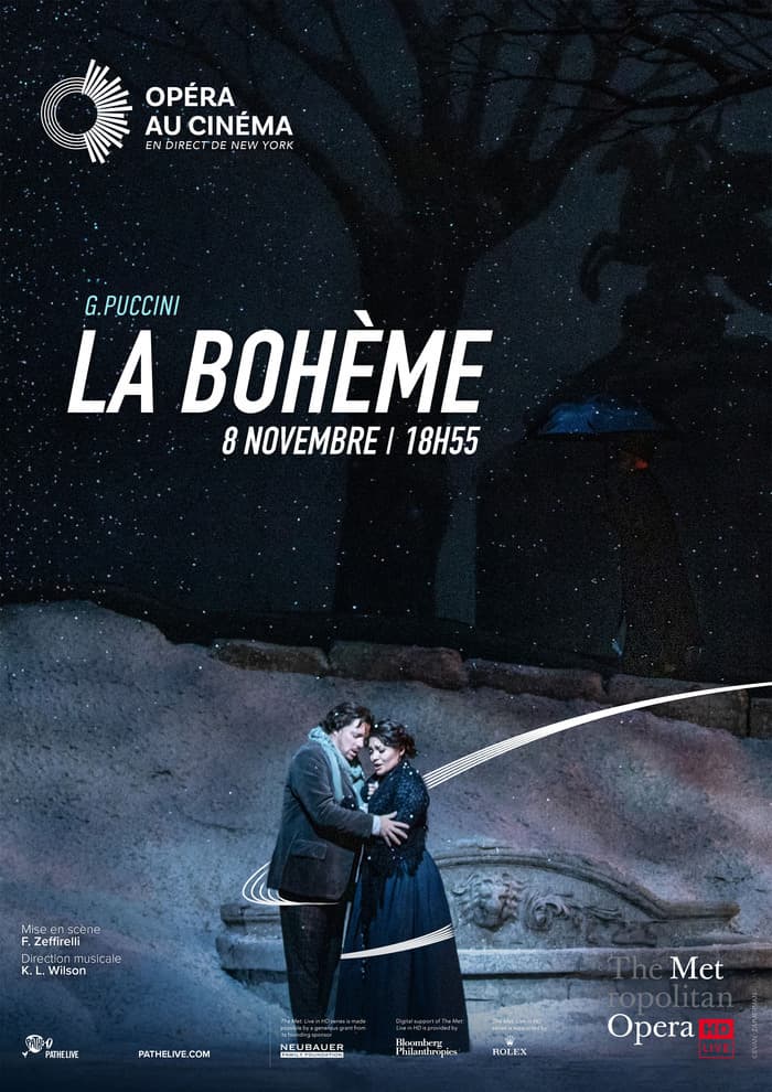 LA BOHÈME - Giacomo Puccini (en différé)