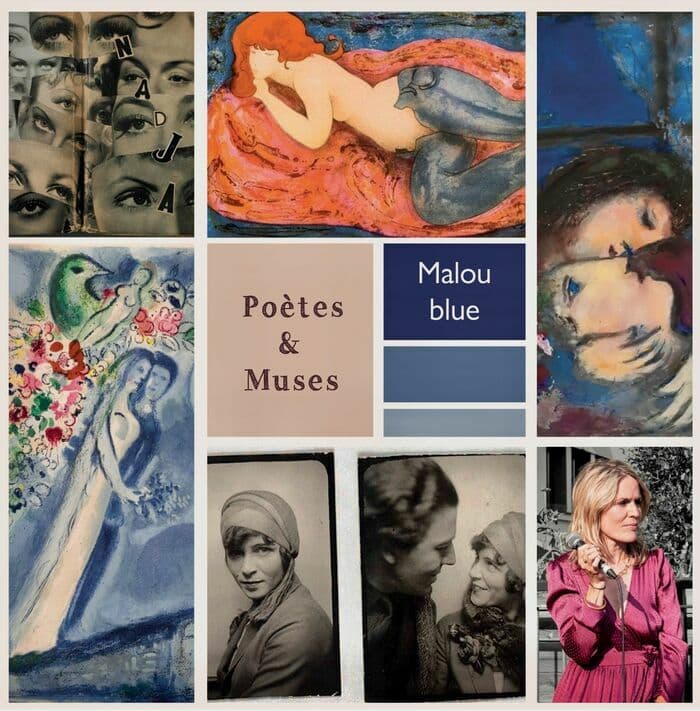 Les variations poétiques de Malou blue