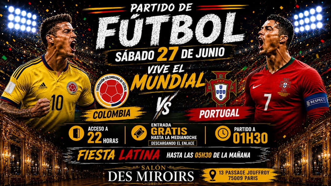 Match Colombie Vs Portugal