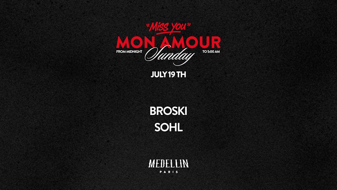 Miss You Mon Amour