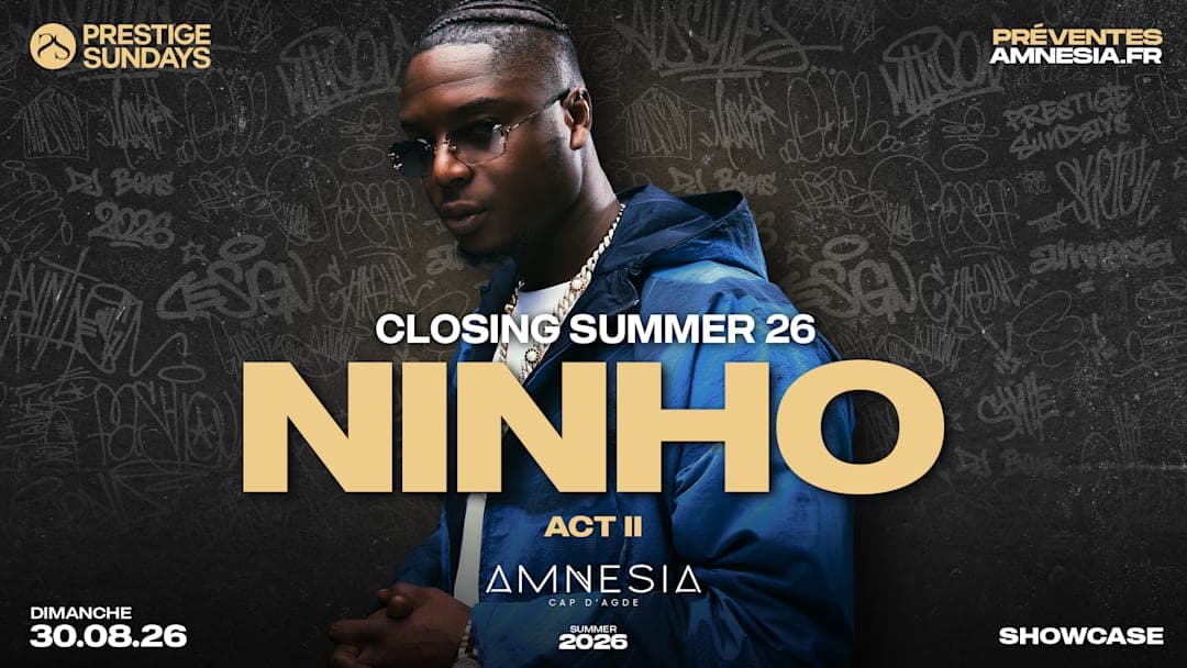 NINHO @ AMNESIA (CLOSING)