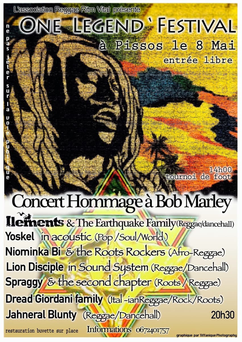 ONE  LEGEND FESTIVAL (Hommage à BOB MARLEY)