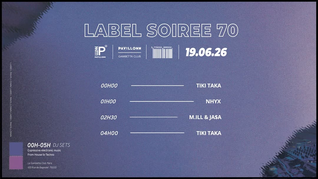 Pavillonn Label Soirée Club