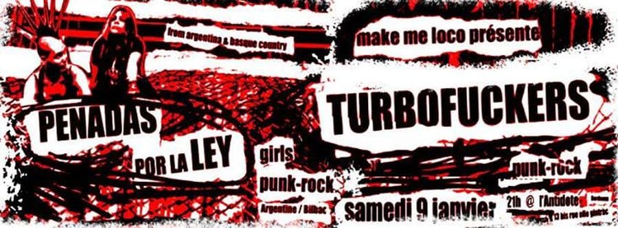 PENADAS POR LA LEY + TURBOFUCKERS