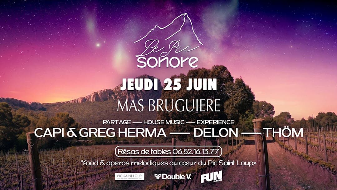 Pic Sonore au Domaine MAS BRUGUIERE