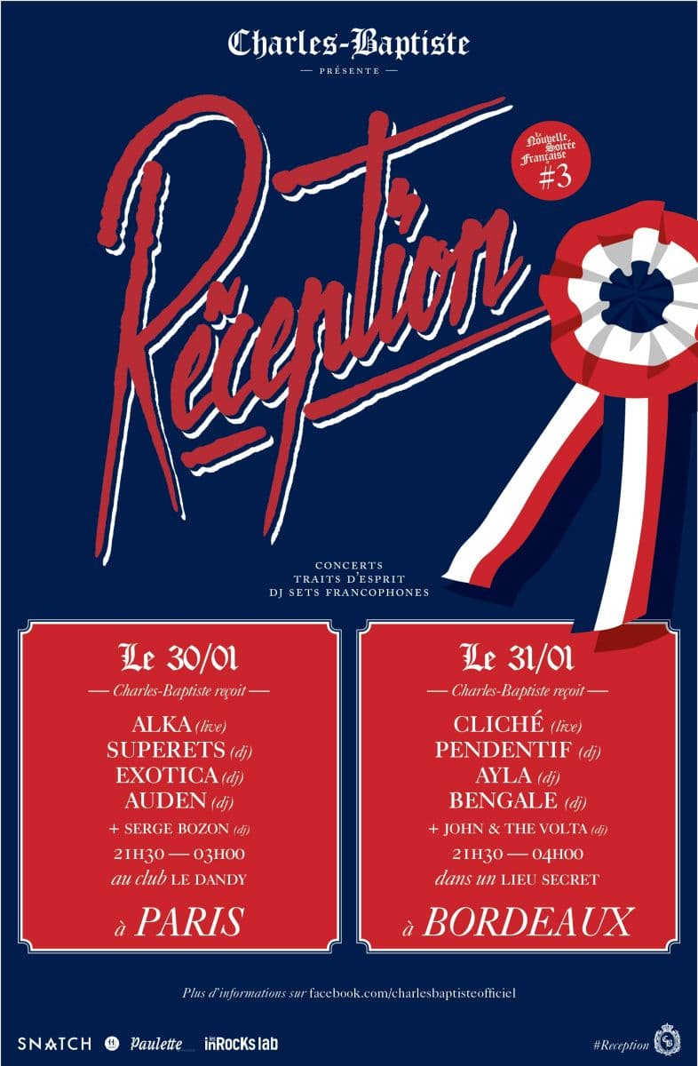 Réception ! La nouvelle soirée française
