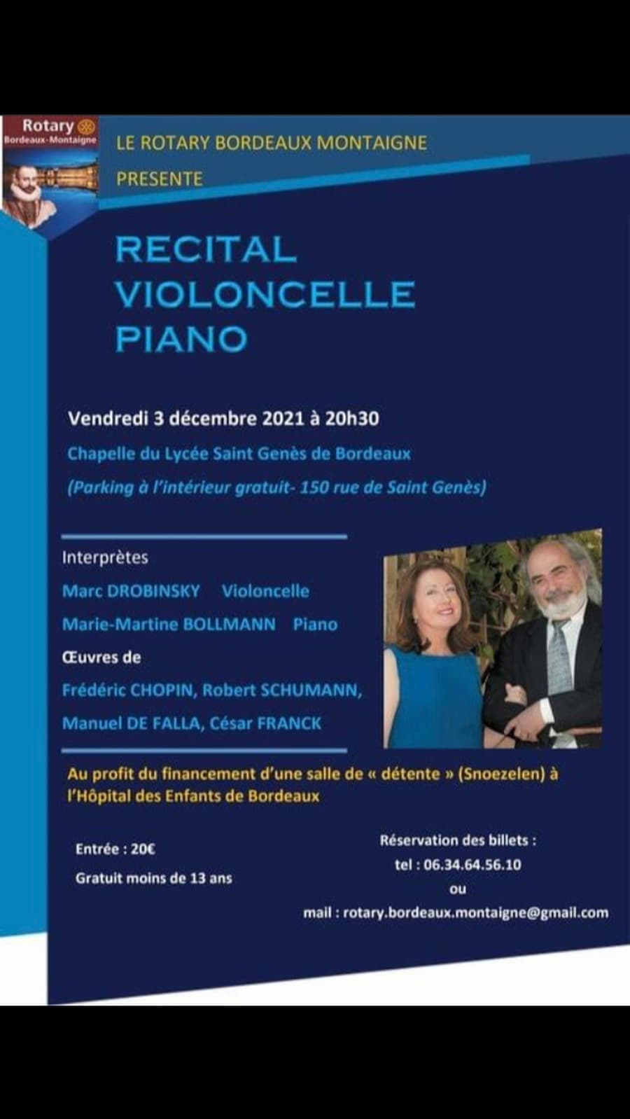 Récital piano violoncelle
