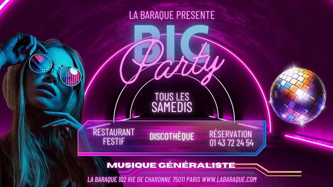 Saturday party @ La Baraque