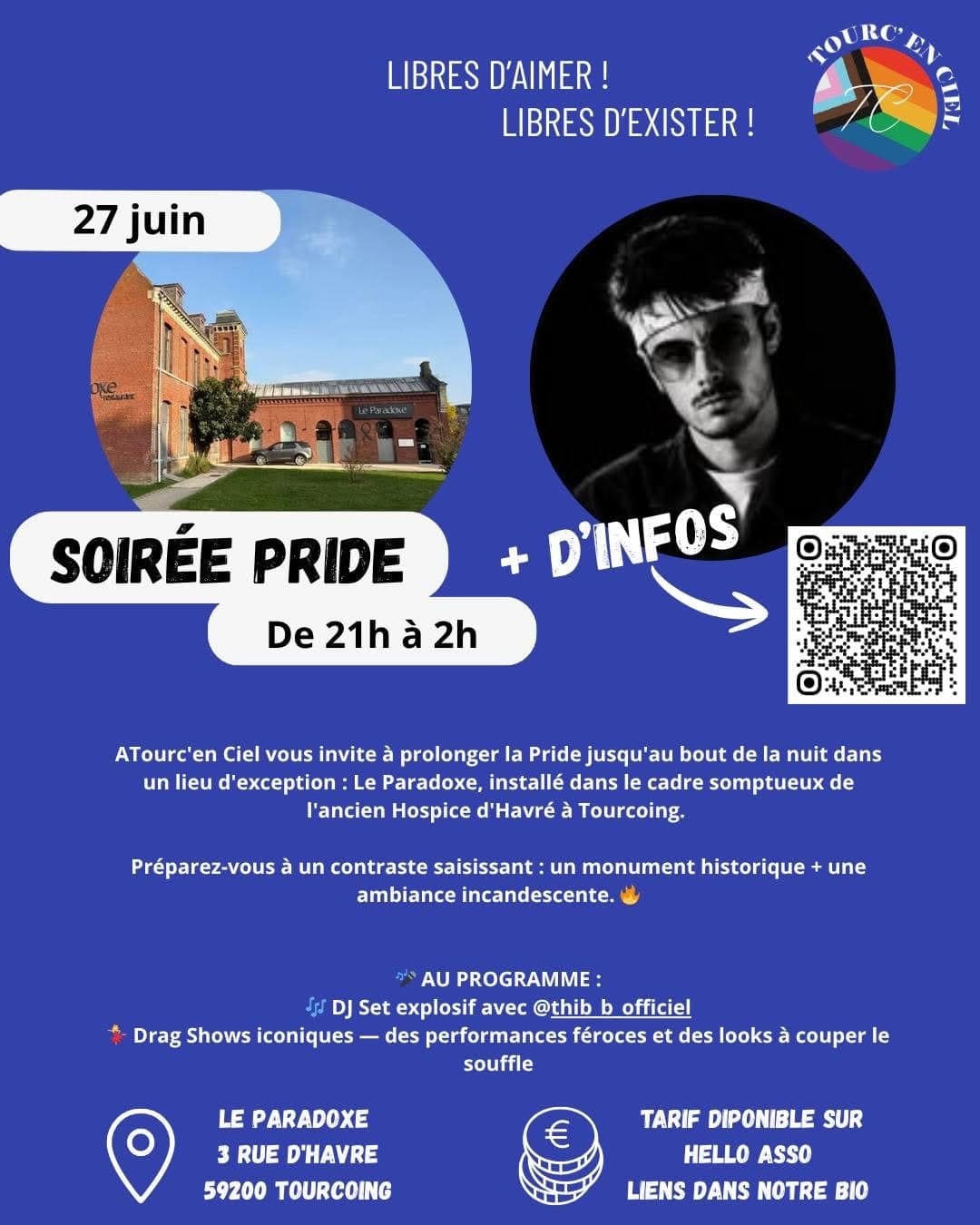 Soirée PRIDE Tourcoing 2026