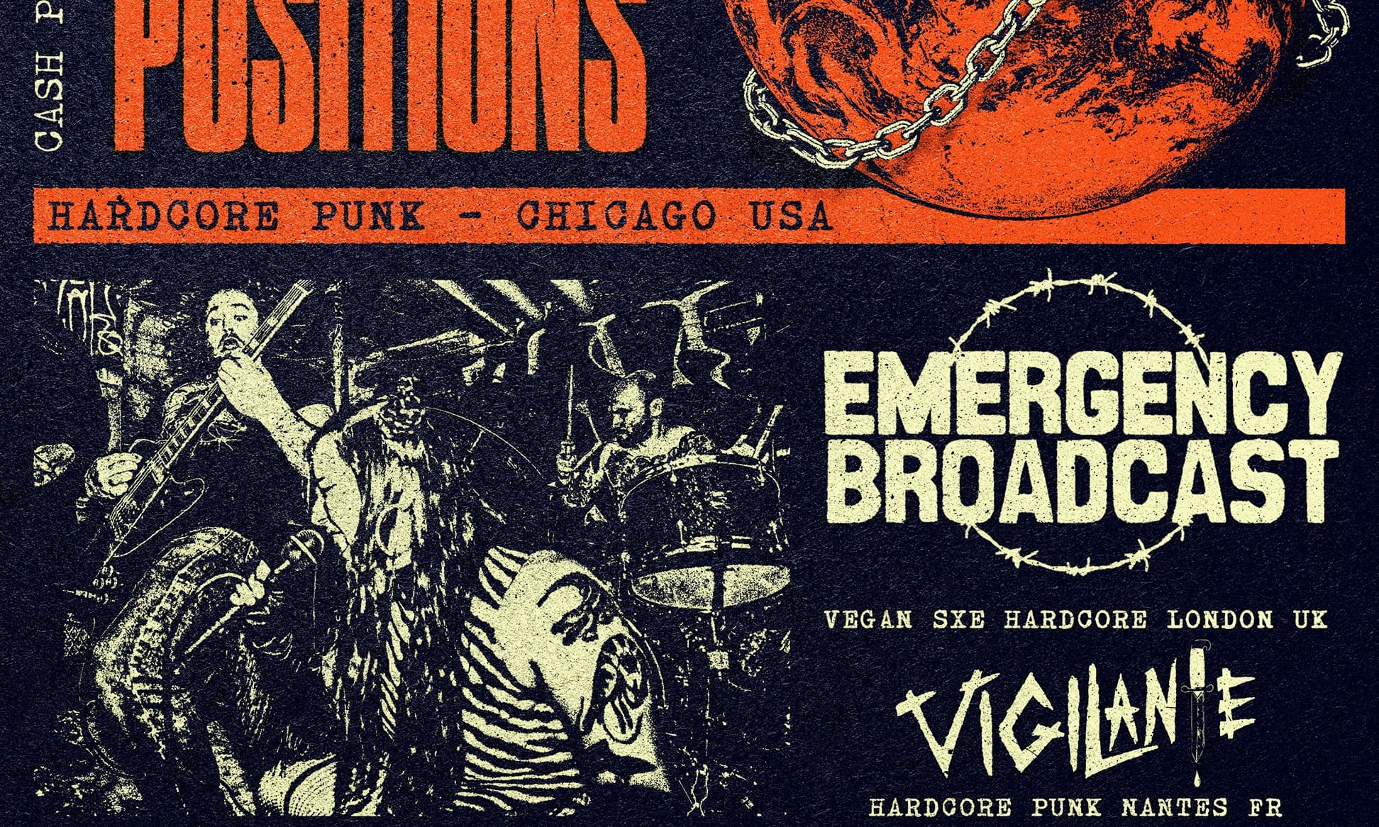 STRESS POSITIONS - EMERGENCY BROADCAST - VIGILANTE