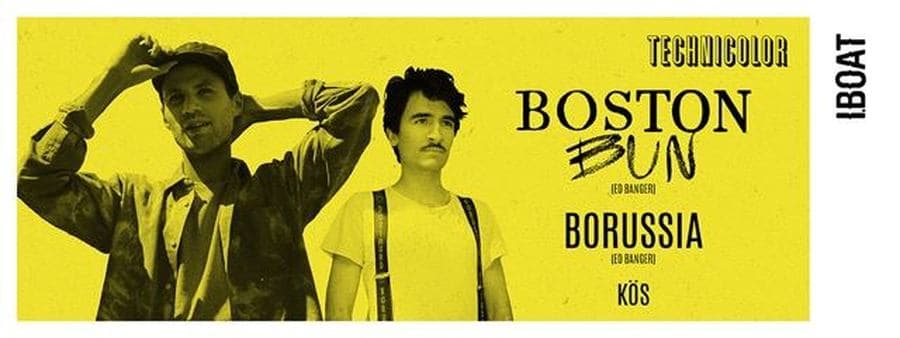 Technicolor : avec Boston Bun + Borussia + Kös