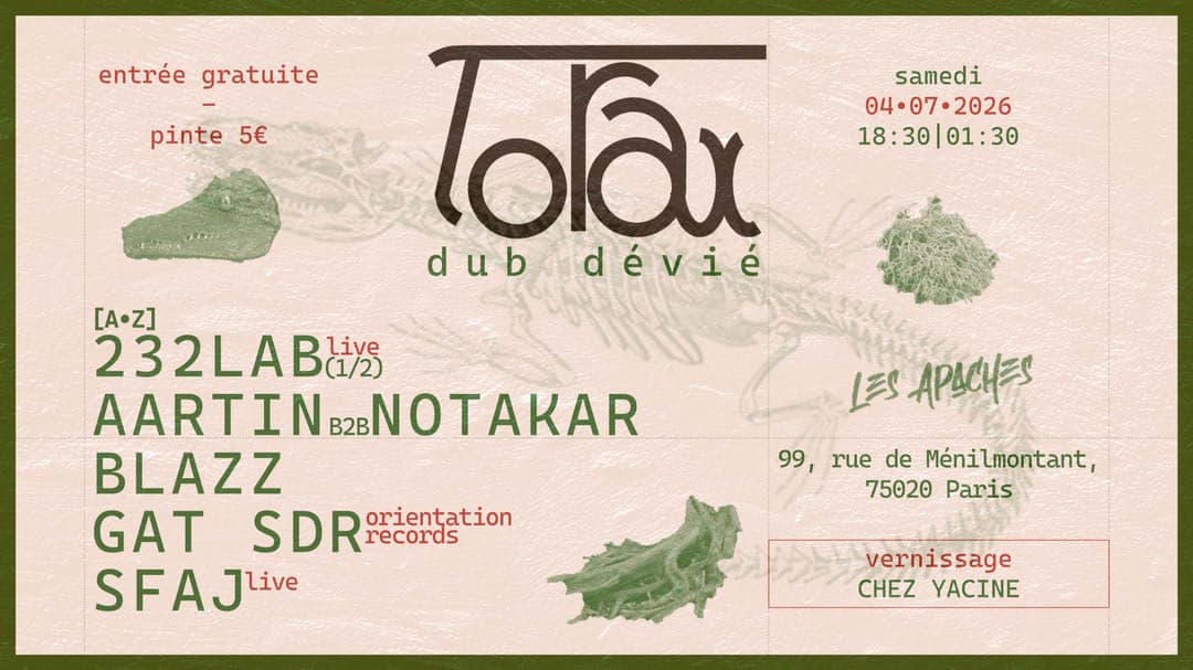 TORAX  + Vernissage CHEZ YACINE