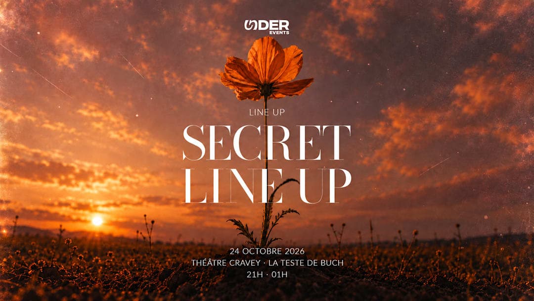 Under Events w/ secret line-up