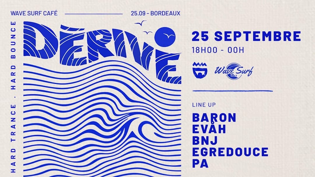 Wave Surf Café x Dérive - un an du collectif