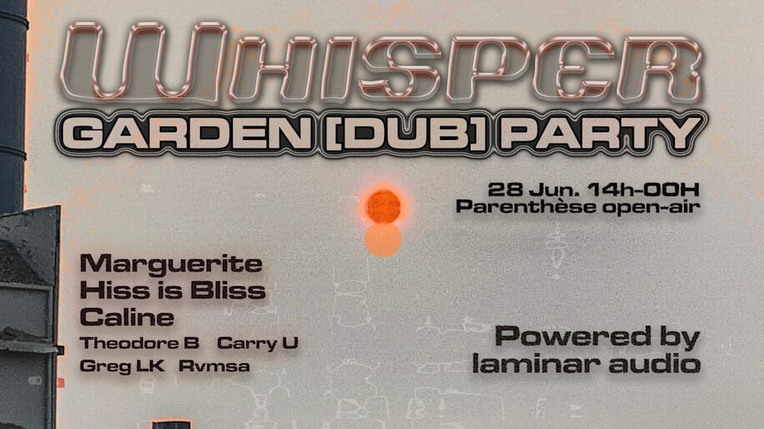 Whisper : garden dub party